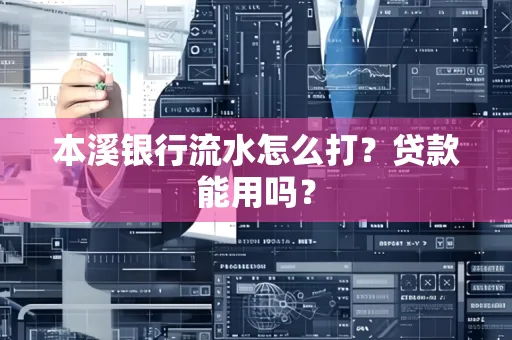 本溪银行流水怎么打?贷款能用吗?