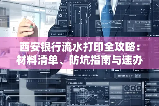 西安银行流水打印全攻略:材料清单、防坑指南与速办技巧