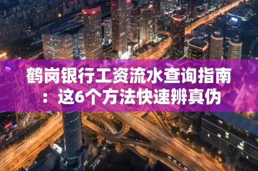 鹤岗银行工资流水查询指南:这6个方法快速辨真伪