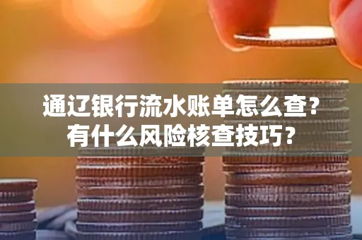 通辽银行流水账单怎么查?有什么风险核查技巧?