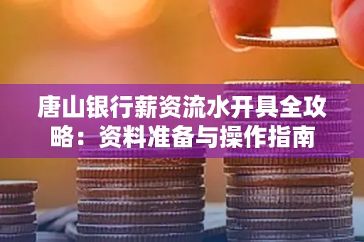 唐山银行薪资流水开具全攻略:资料准备与操作指南