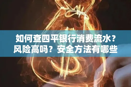 如何查四平银行消费流水?风险高吗?安全方法有哪些?