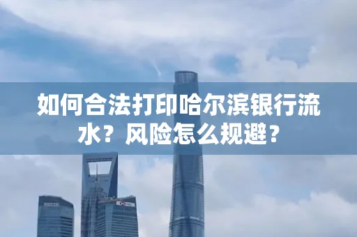 如何合法打印哈尔滨银行流水?风险怎么规避?
