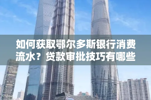 如何获取鄂尔多斯银行消费流水?贷款审批技巧有哪些?