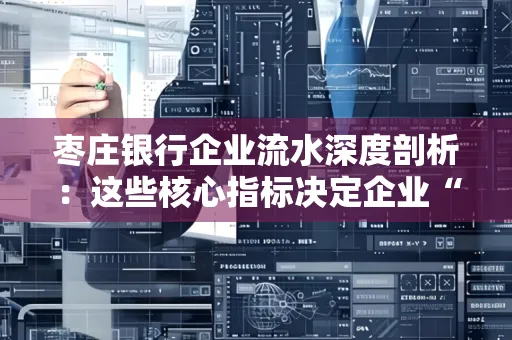 枣庄银行企业流水深度剖析:这些核心指标决定企业“钱袋子”健康度