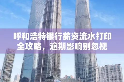 呼和浩特银行薪资流水打印全攻略,逾期影响别忽视